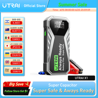 UTRAI Super Capacitor Car Jump Starter Super Safe Battery Less Quick Charge 1000A Portable For Emergency Booster Starting Device