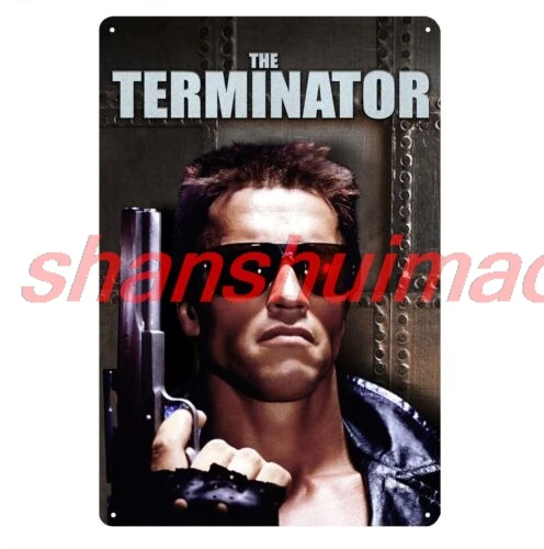 Terminator  Arnold Schwarzenegger Movie Metal Poster Tin Sign - 20x30cm Plate sign