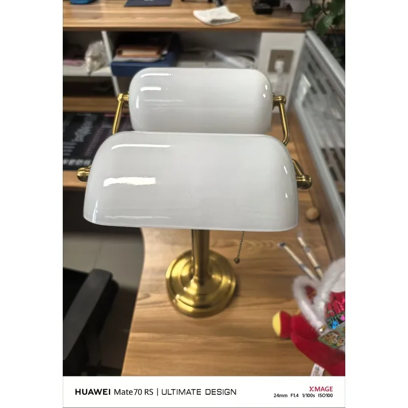 1 قطعة غطاء استبدال غطاء المصباح المصرفيين الزجاجي الأخضر ، L8.85 W5.11 #6