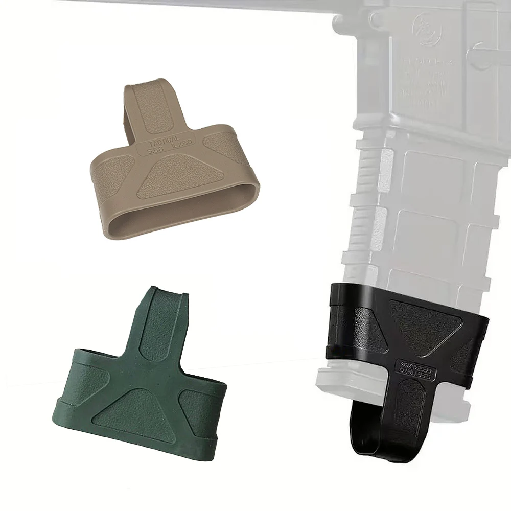 

1PC Tactical 5.56 Magazine Fast Pull Rubber Sleeve T-Type Magazine Pouch for M4 Airsoft CS Outdoor Hunting Accessories