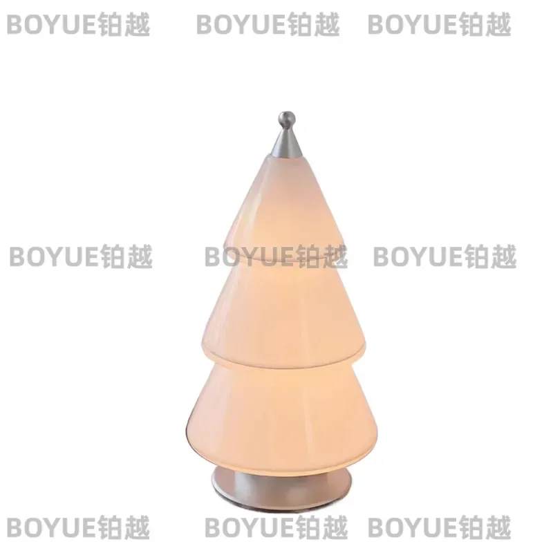 for Designer Bauhaus Cream Style Creative Touch Night Light Ambient Bedside Decor Ornament Gift Desk Lamp