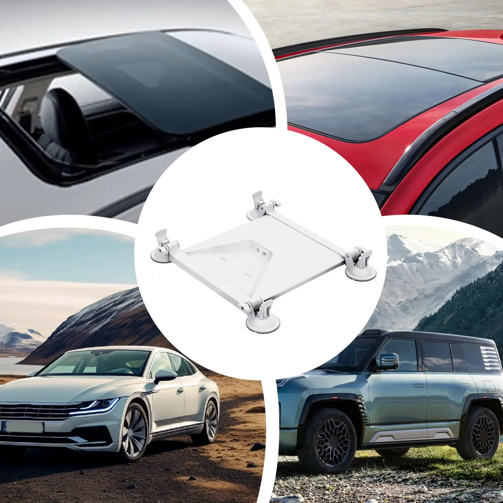 

Для Starlink мини-автомобильное присоске, регулируемая на 360 градусов подставка на присоске, регулируемое портативное автомобильное крепление на крышу для ноутбука