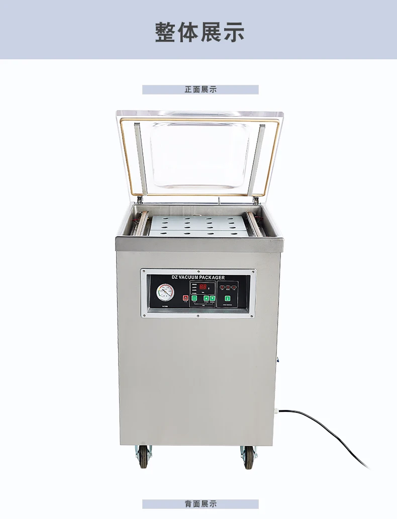 

DZ-400 Computer Version Single-Chamber Vacuum Packaging Machine Automatic Sealer for Food Tea Products Vacuum Sealing Machine