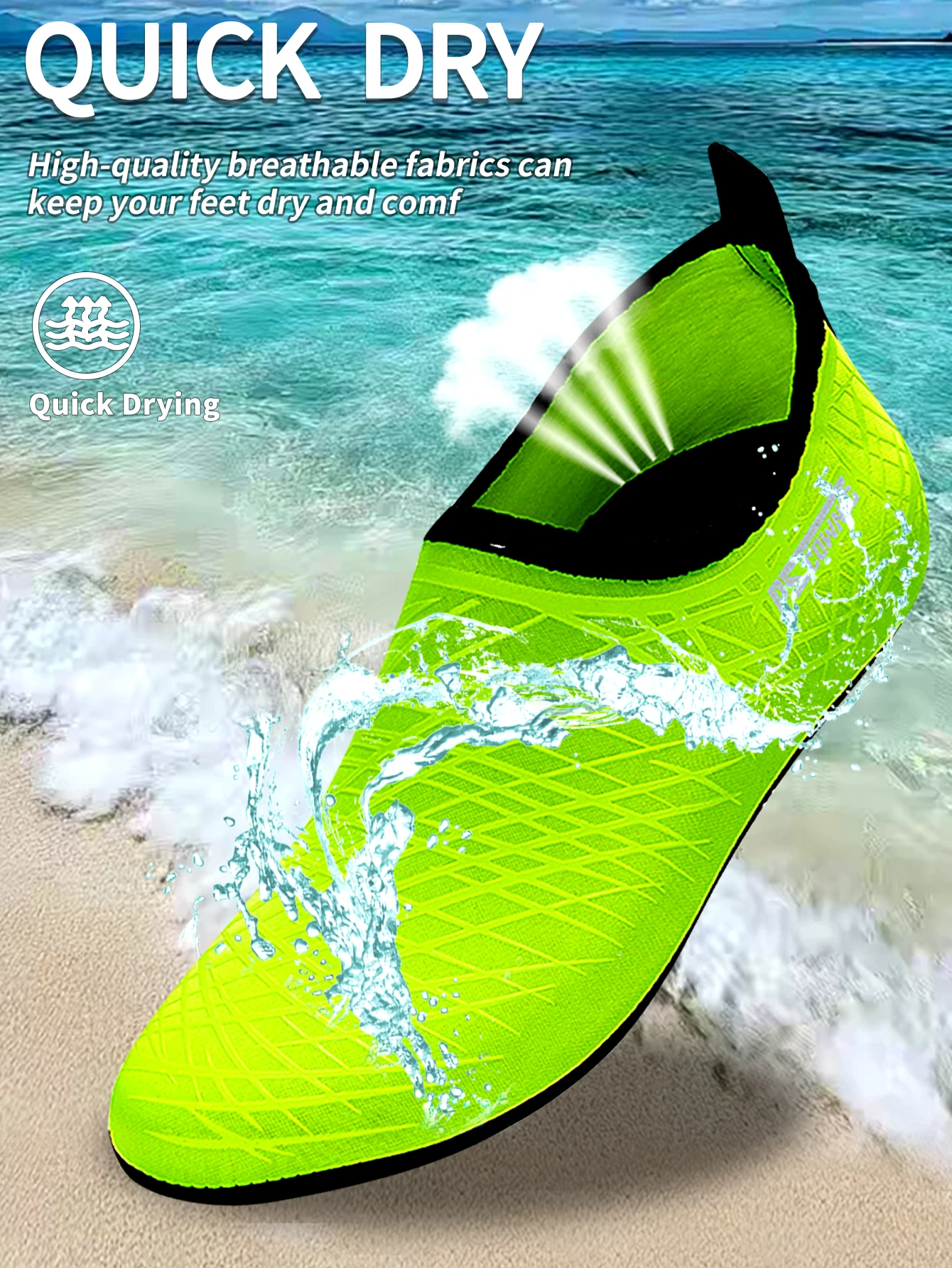 Männer Frauen Tauchen Schuhe Strand Schwimmen Wasser Sport Sneaker Fitness Tanz Schwimmen Surfen Schnorcheln Schuh – Detail 5