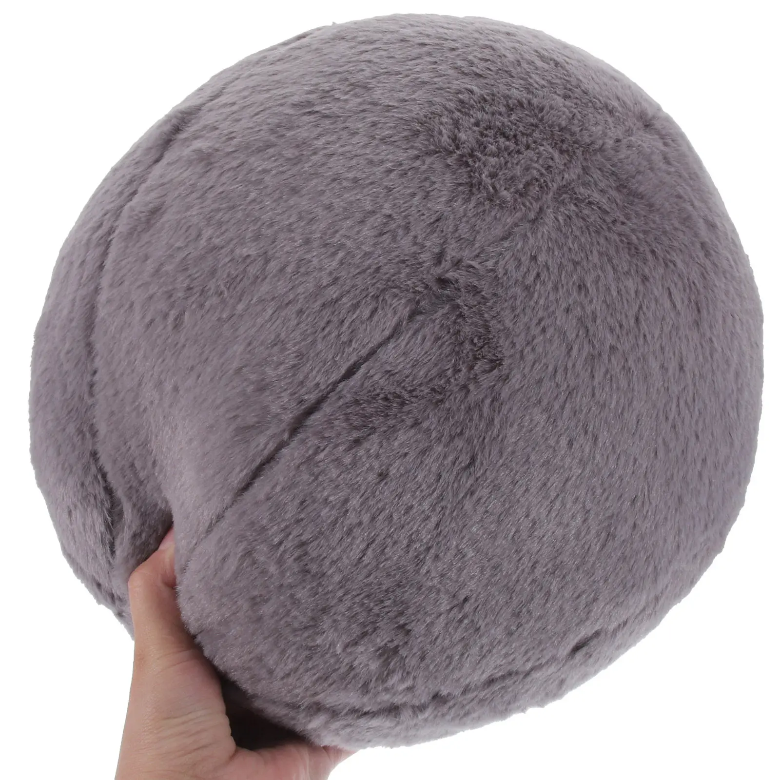 

Solid Color Round Throw Pillow for Home Decor Soft Comfortable Ball Cushion Modern Design Multi Purpose Sofa Bedroom Hotel