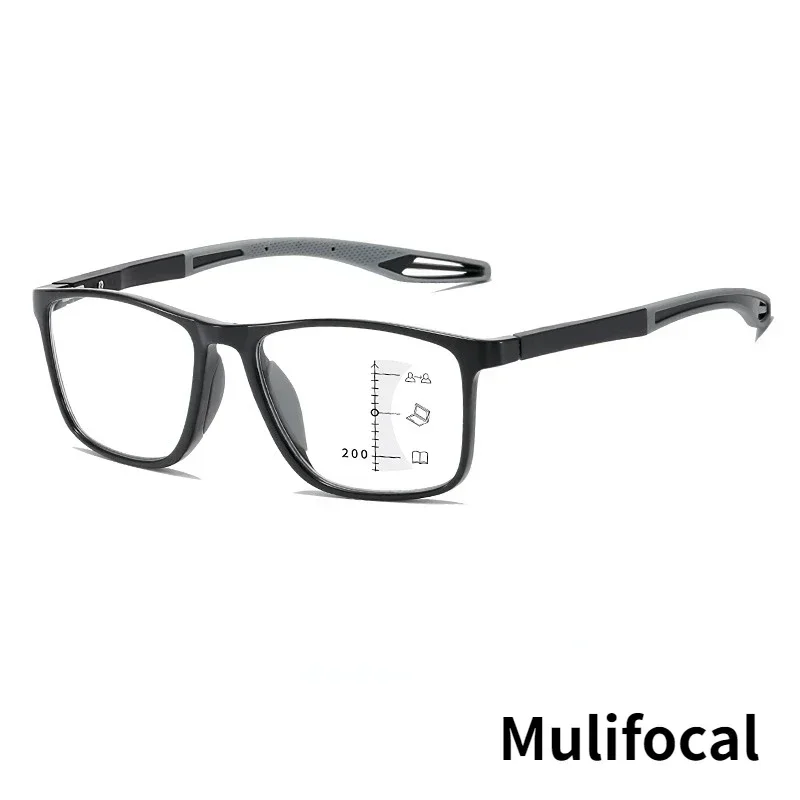DIXSG TR90 Multifokale Lesebrille Blau 4