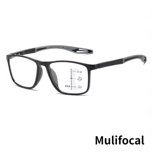 TR90 Anti-blue Light Multifocal Reading Glasses Men Women Progressive Near Far Eyewear Ultralight Sports Farsight Eyeglasses - Image 9