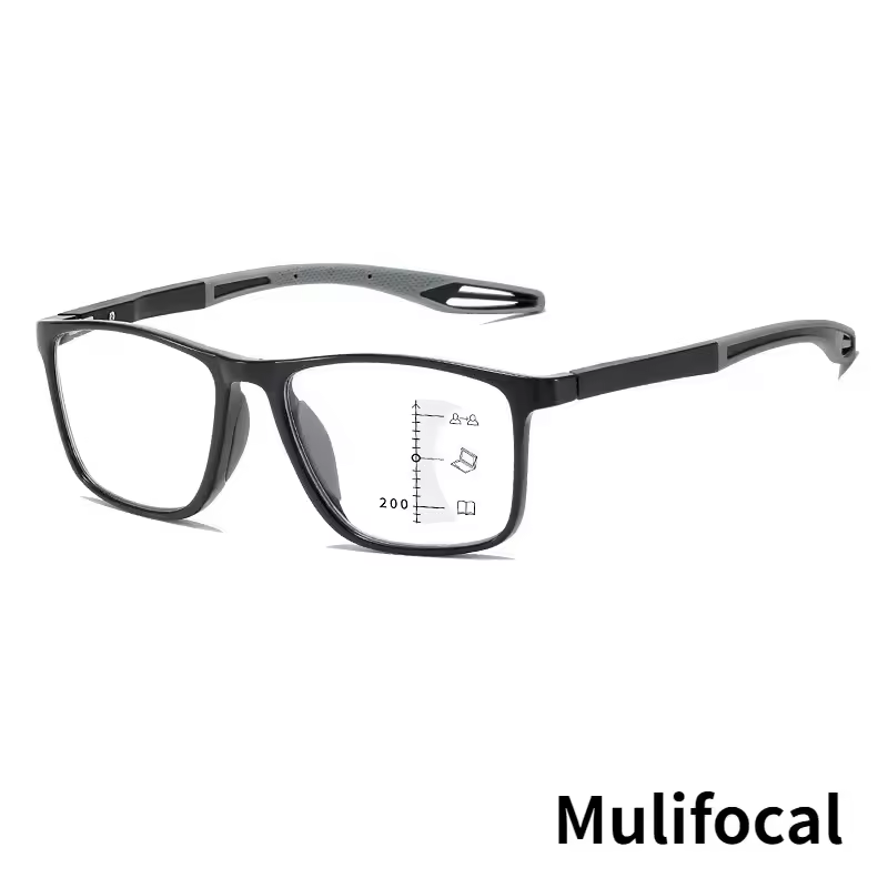 TR90 Anti-blue Light Multifocal Reading Glasses Men Women Progressive Near Far Eyewear Ultralight Sports Farsight Eyeglasses - Image 9