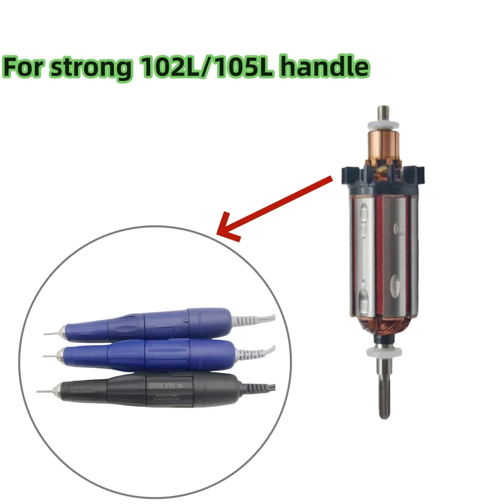 Strong 210 90 204 102L 105L Handle Motor Rotor 35K 40K For Micromotor Handpiece Manicure Machine Nail Drill Accessories Replace