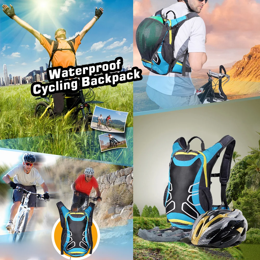 Waterproof 15L Cycling Backpack Outdoor Camping Bags Hiking Climbing Backpack