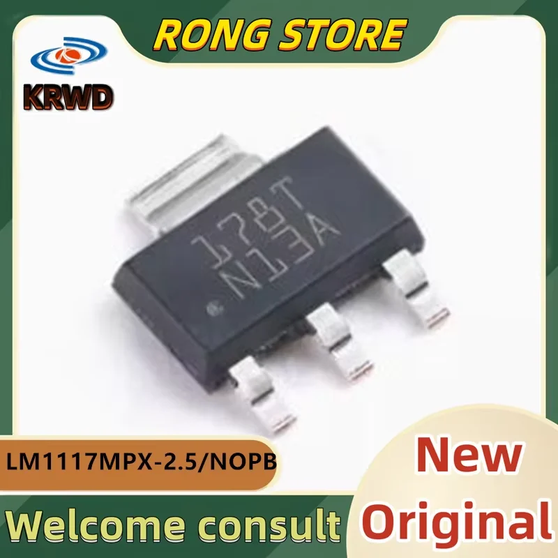 10PCS N13A N13 New and Original Chip IC LM1117MPX-2.5/NOPB LM1117MPX-2.5 LM1117MPX LM1117 SOT223