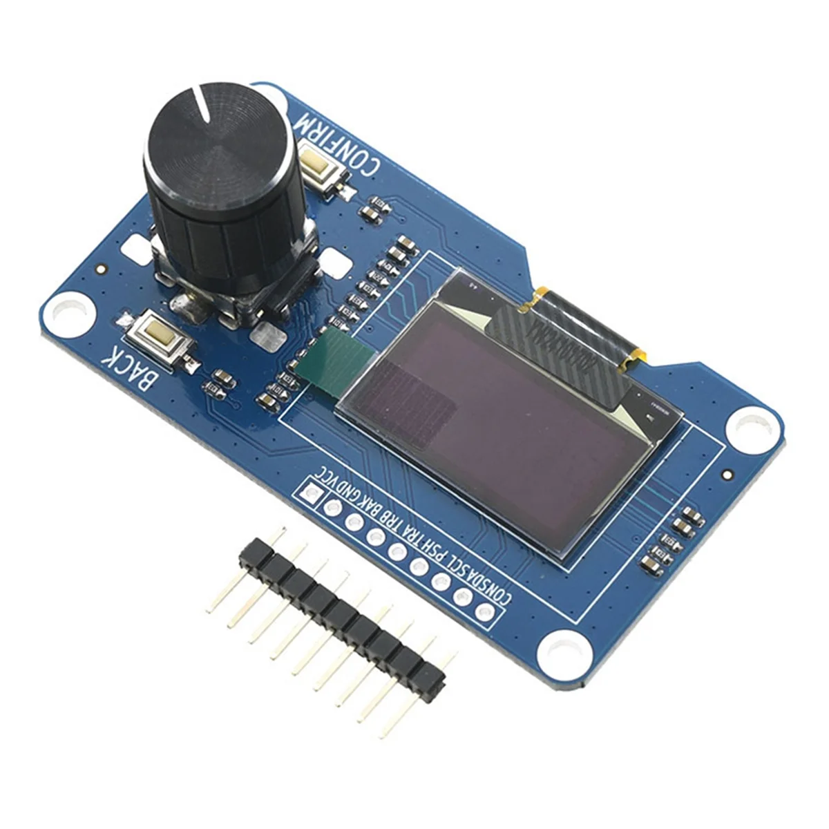 شاشة عرض Oled مشهورة مع واجهة IIC لوحدة التشفير الدوارة EC11 لـ Arduino 0.96 بوصة