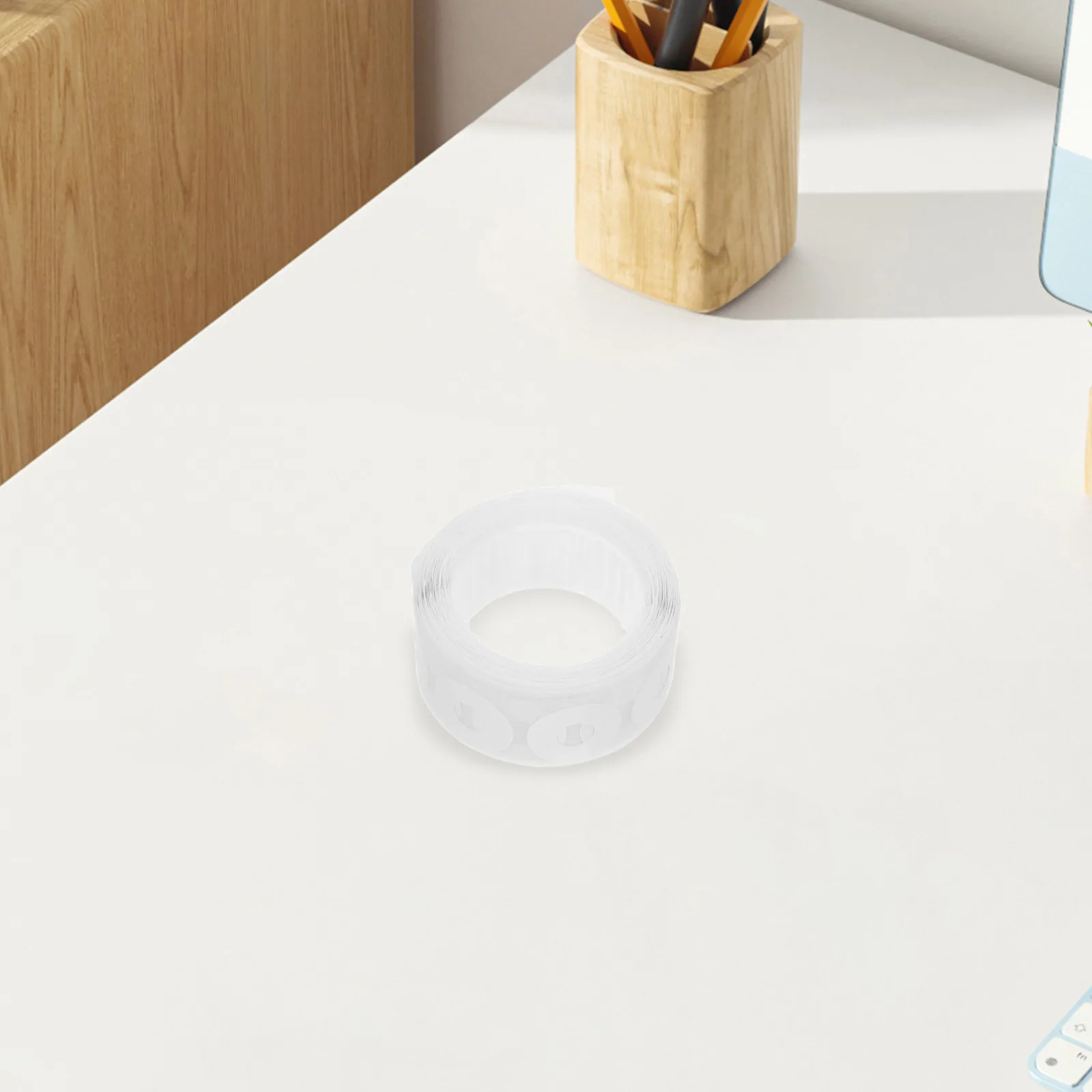 Hole Repair Stickers PVC Reinforcement Labels Binder Punch Adhesive Heavy Duty Paper Ring Protector Stationery