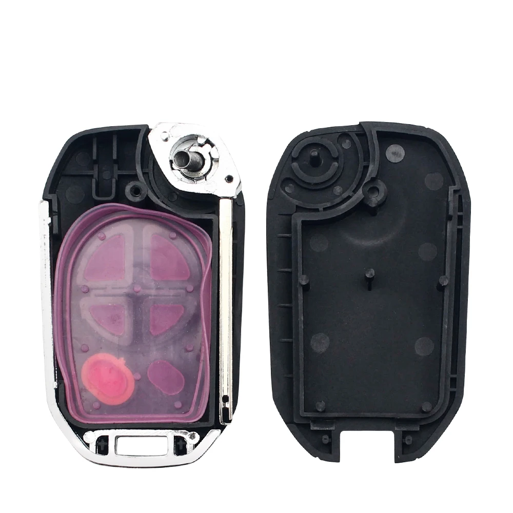 KEYYOU New For Toyota Tacoma HIGHLANDER SEQUOIA Sienna Tundra Remote Car Key Shell Modified Flip Key TOY43 Case