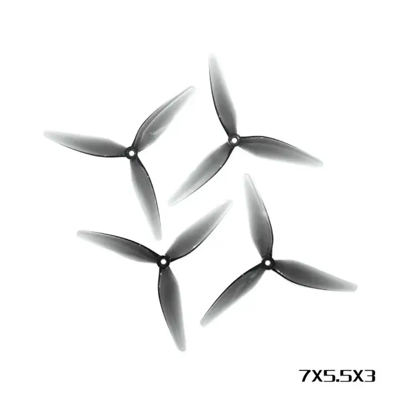 12 пар HQProp 7X3.7X3 7037/7X5X3 7050/7X4X3 7043/7,5X3,7X3 7537 3-лопастной пропеллер CW CCW PC FPV 7 дюймов RC Drone Props