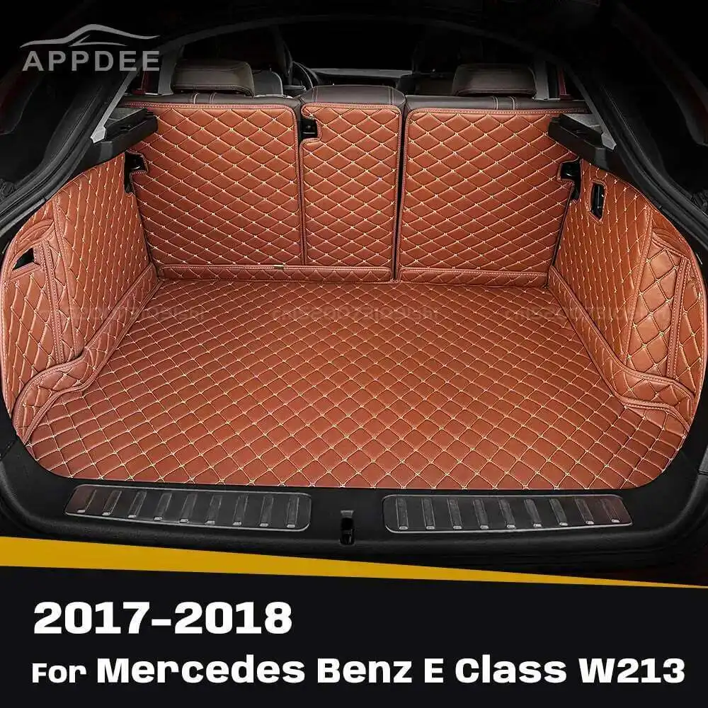 

Для Mercedes Benz E Class W213 2017 2018, автоматический коврик для багажника с полным покрытием, автомобильный багажник, аксессуары для интерьера