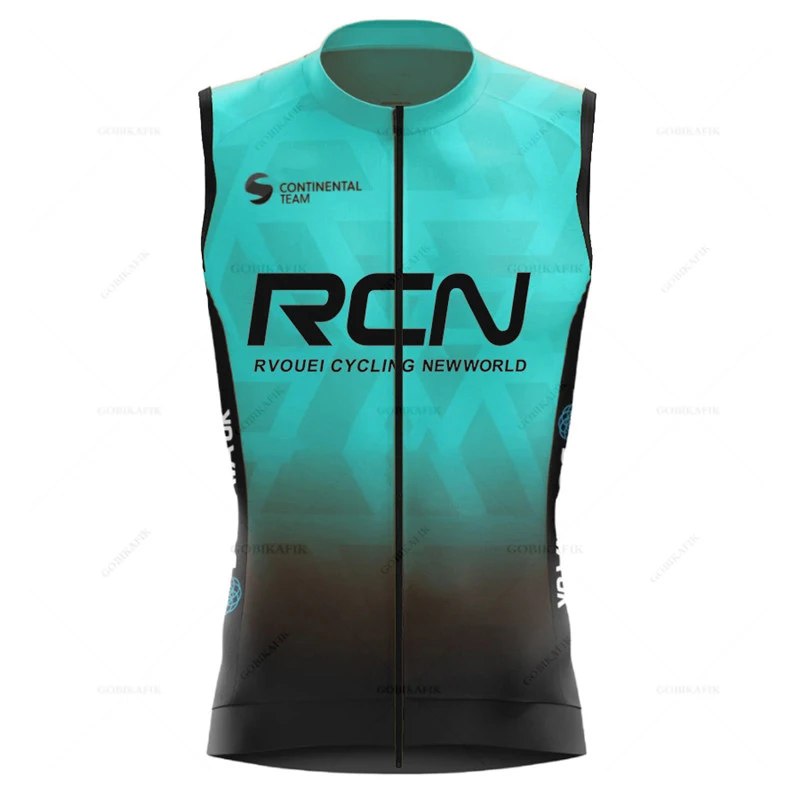 2026 Rvouei New Cycling Compressed Summer Windproof Lightweight Sleeveless Men\'s Mountain Cycling Sweatshirt Team Cycling