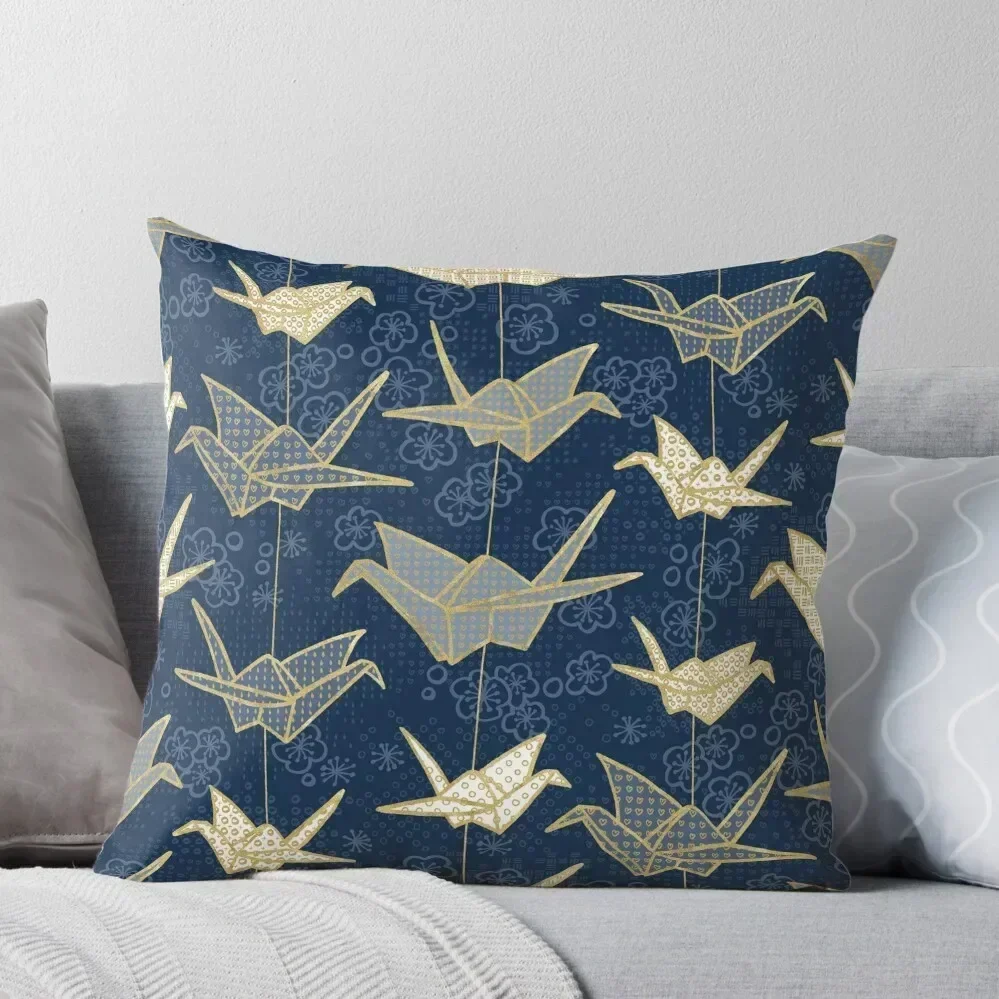

Sadako's Good Luck Cranes Throw Pillow Luxury Cushion Cover Pillowcases For Pillows Pillowcases Bed Cushions pillow