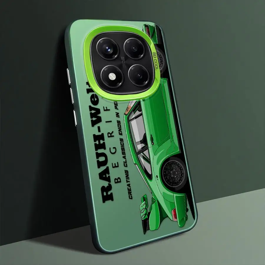 Funda japonesa JDM Drift para coche Xiaomi Redmi Note 10 11 Pro 12 13 14 Pro Plus 10s 11s, funda suave