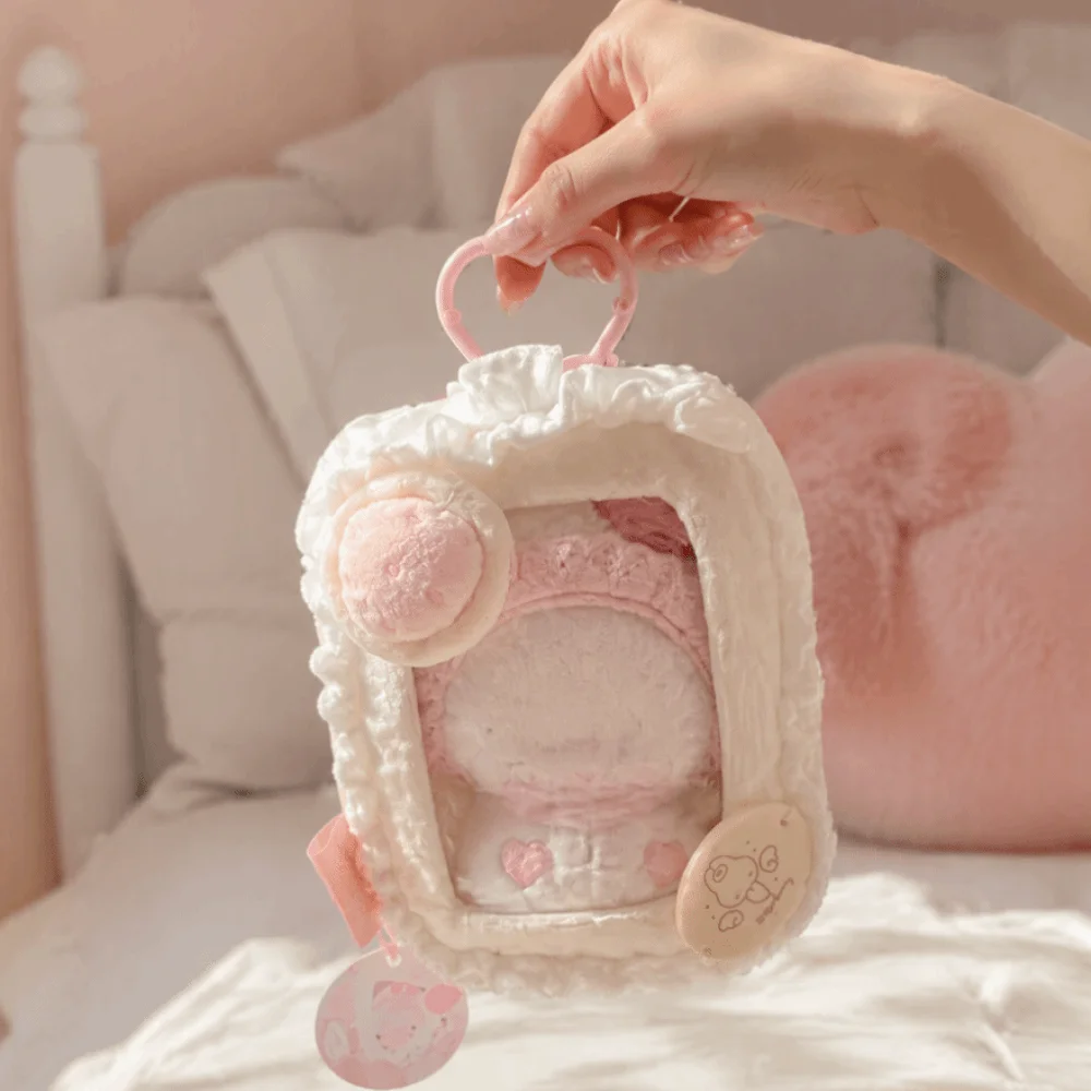 Transparente Erdbeer-Kuchen-Aufbewahrungstasche mit Klarsichtfenster, Reißverschluss, farbenfrohe Schutzhülle, dekorative Tasche – Detail 2