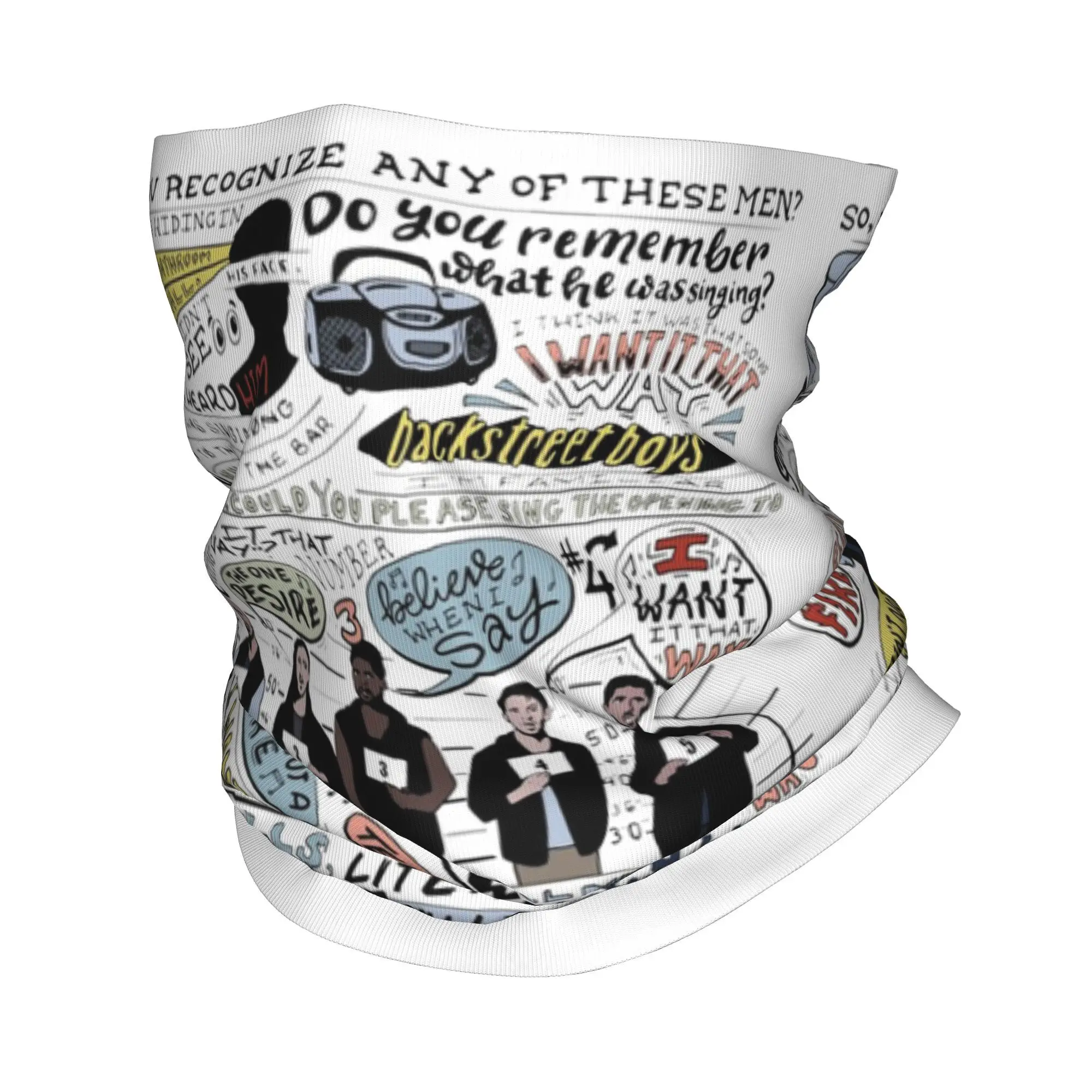 Quiero que camino B99 Bandana coloreada polaina para el cuello bufanda envolvente estampada gorros multiusos para correr para hombres mujeres adultos a prueba de viento