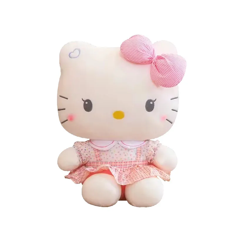 *Sanrio Hello Kitty Anime Hello Kitty giocattoli di peluche Plushier cuscino morbido regali di compleanno per ragazze bambole di peluche Hello Kitty Kawaii *
