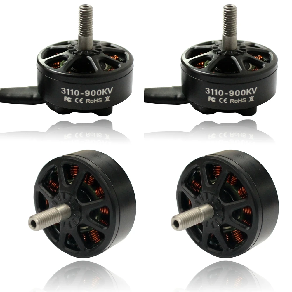 1/2/4 pz X3110 3110 900KV/1250KV/1600KV motore Brushless 4-6s per puntelli da 6-9 pollici compatibile con droni Rc In Fpv Racing