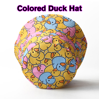 Summer Sun Hat Reversible Yellow Duck Bucket Hat for Men Women Boys  Girls Bob Panama Girls Beach Travel Outdoor Fisherman Hat