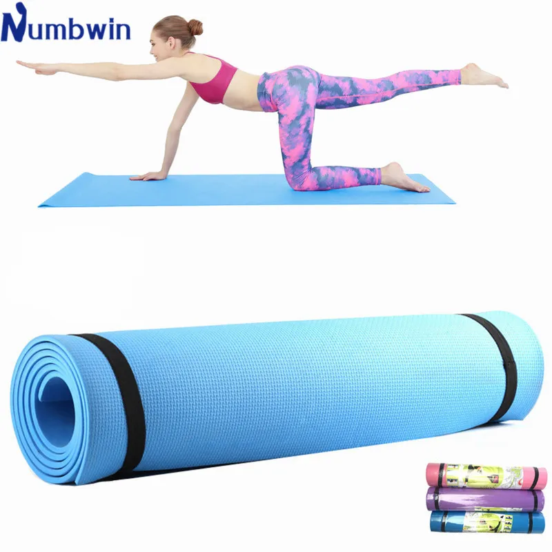 

Коврик для йоги толщиной 4-10 мм, нескользящий коврик для фитнеса, танцевальный коврик, влагостойкий коврик для упражнений, для домашнего спортзала, коврик для пикника на открытом воздухе