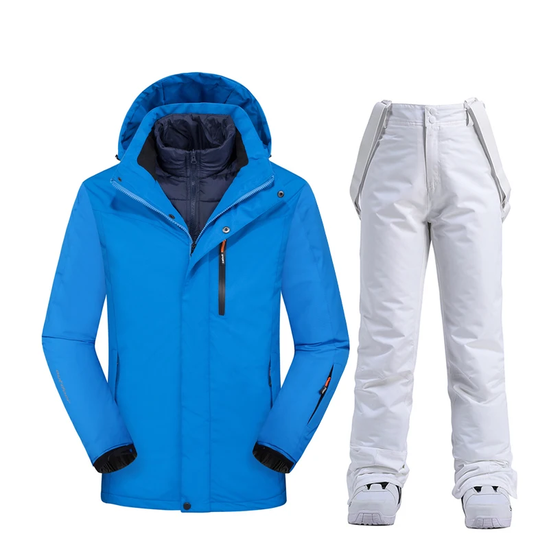 -30 Degrees Men\'s Ski Suit Winter Warm Waterproof Snowboard Ski Jackets Pants Set Men Outdoor Sports Windproof Snow Costumes