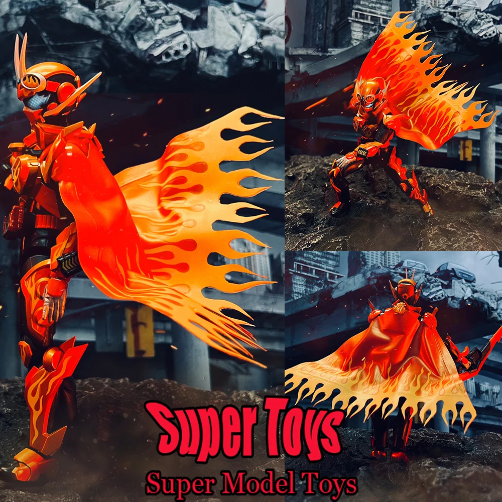 

In Stock 1/12 Scale Male Soldier Colthes Accessory KAMEN RIDER Gotchard Daybreak Cloak Fit 6-inches Action Figure Model Doll