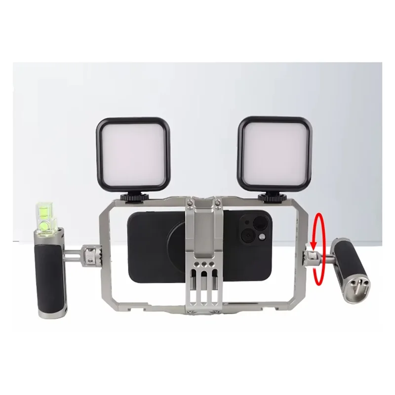 ABSQ-قوس استقرار قفص الهاتف ملء مثبت الضوء سهلة التركيب لحامل الفيديو المحمول