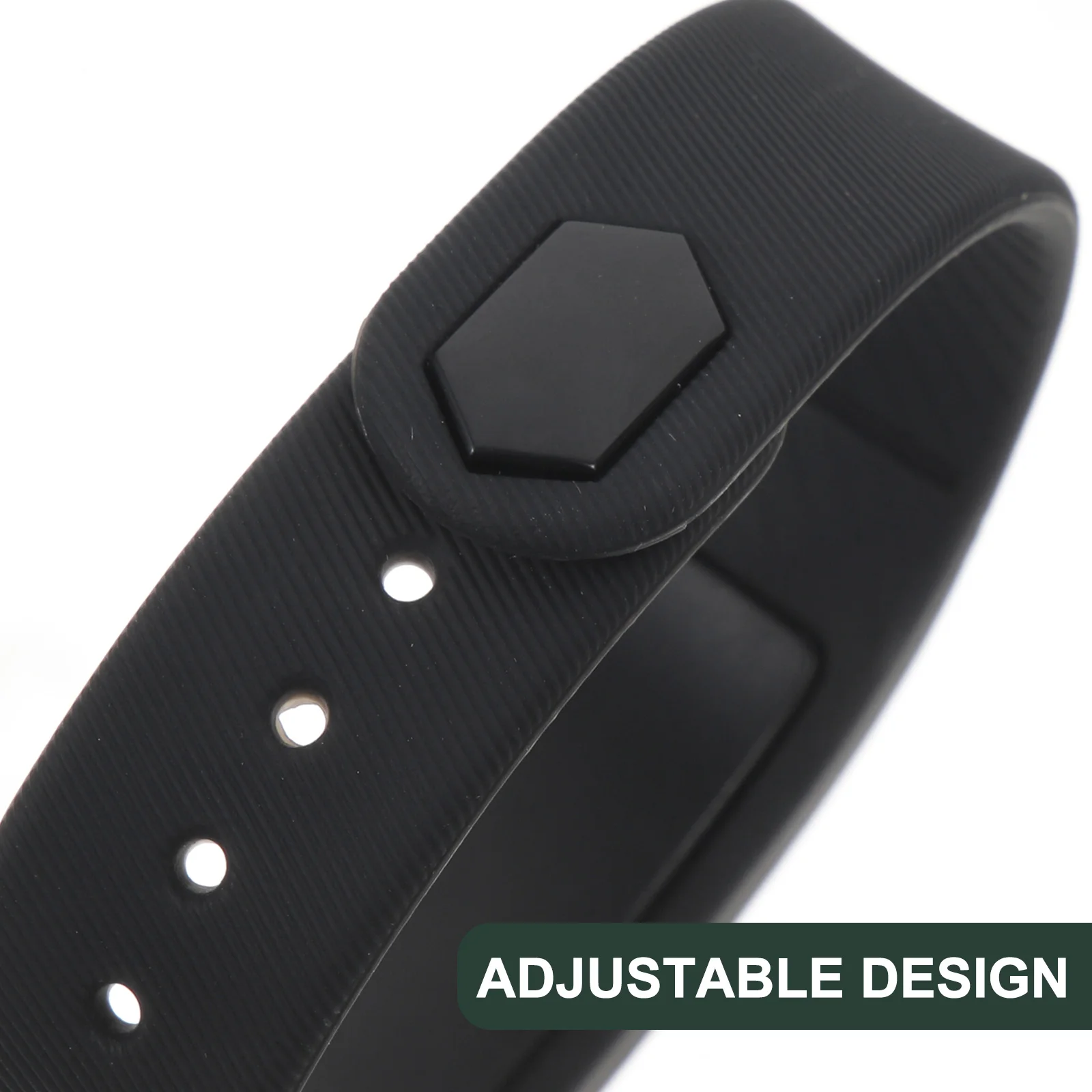 Smart Bracelet Fitness Silicone Band Accurate Step Counting Calories Distance Led Wristband Sports Wrist Watch Black