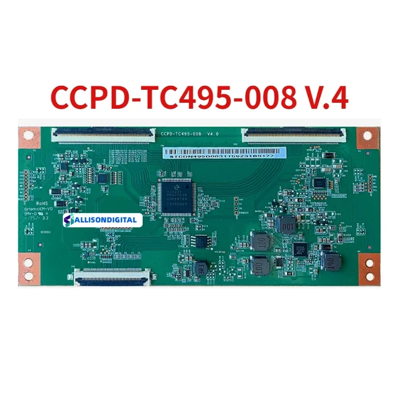 حقيقي الأصلي CCPD TC495 008 V4.0 STCON495G T-Con مجلس ل M50Q6-J01 V505-J01 50PFL5766/F7E E4AA50R 100012585   مجلس المنطق