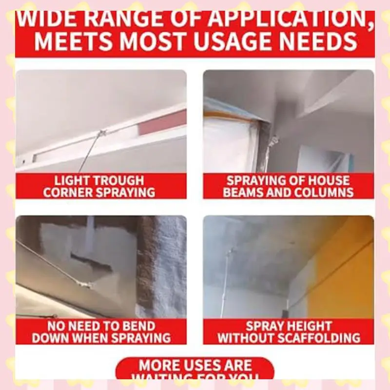 AB51 Airless Paint Spray Gunswivel Joint Compatible With 235486 7/8 Inch 300° Rotation Silver Metal 2 PCS