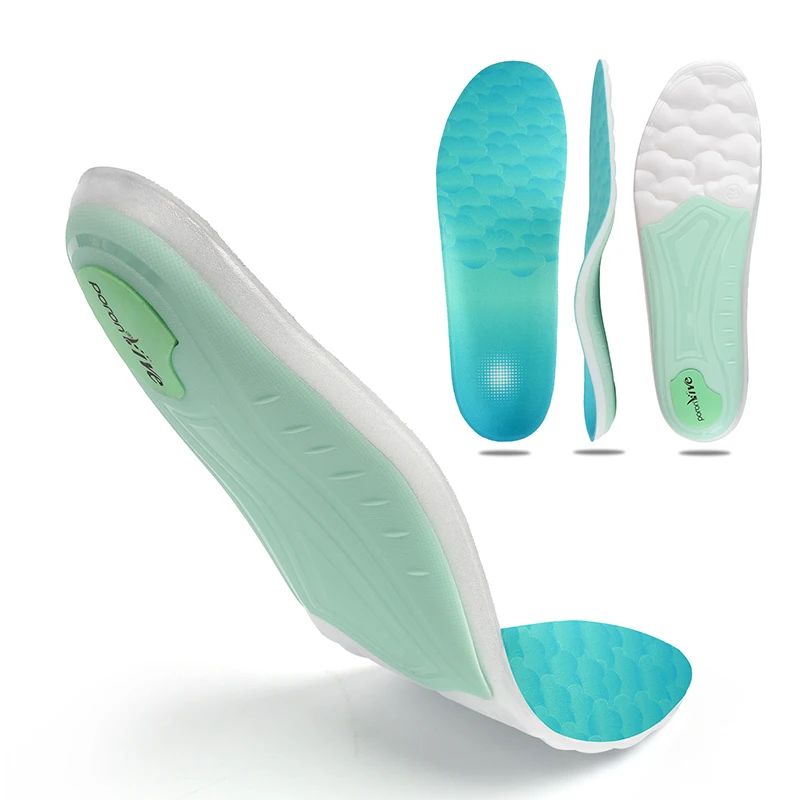 High Load Orthotic Insoles Poron Cushion Arch Support Relieve Plantar Pain Posture Correction Insoles