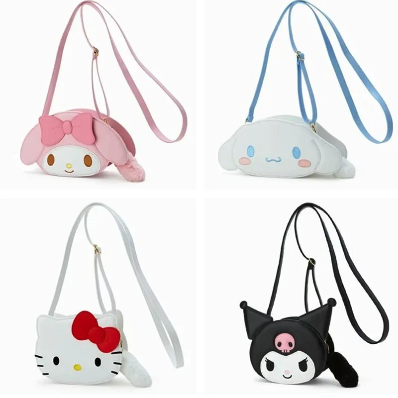 

Cartoon Hello Kitty Shoulder Bag Sanrio Anime Kawaii Melody Cinnamoroll Kt Purses Messenger Bag Handbags Cute Fashion Girl Gift