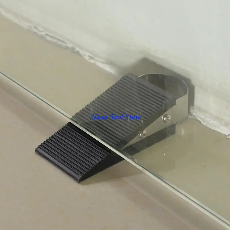 

31GJ Door Stopper Protector For Home Children Office With Stainless Steel Block