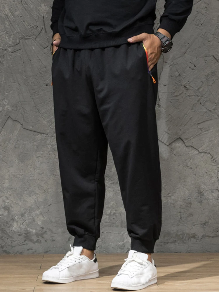 High quality spring Autumn men sweatpants sports pants plus size 9XL 11XL 12XL 7XL 14XL 15XL oversize casual elasticity pants