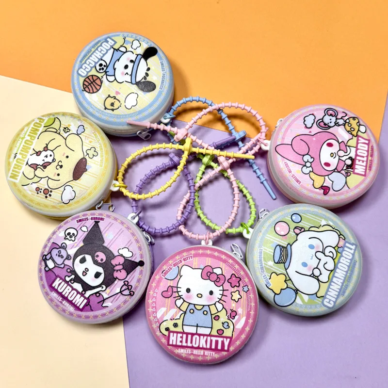 Kuromi Hello Kitty Zero Wallet Keychain Storage Bag Decorative Cute Bag Keychain Hanging Chain A Birthday Gift for Girls