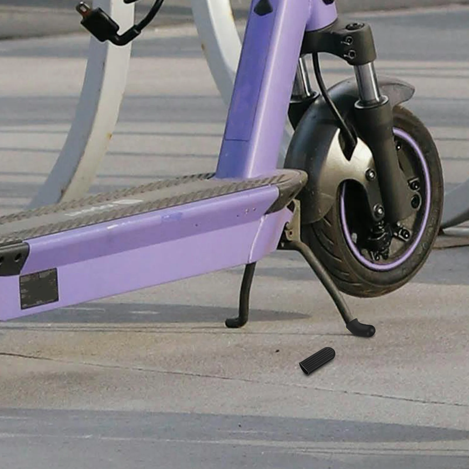 2 шт., силиконовый электрический чехол для подставки для ног, защитный рукав для подставки, противоскользящий, прочный, легкий, сменный чехол для поддержки ног