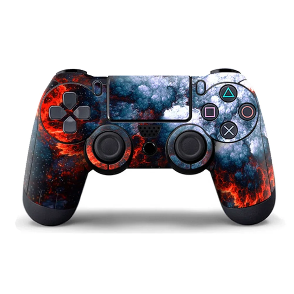 2 pçs/lote para controlador ps4 adesivos oem acessórios ps4 pro jogos atacado adesivo de pele ps4 console controlador skins