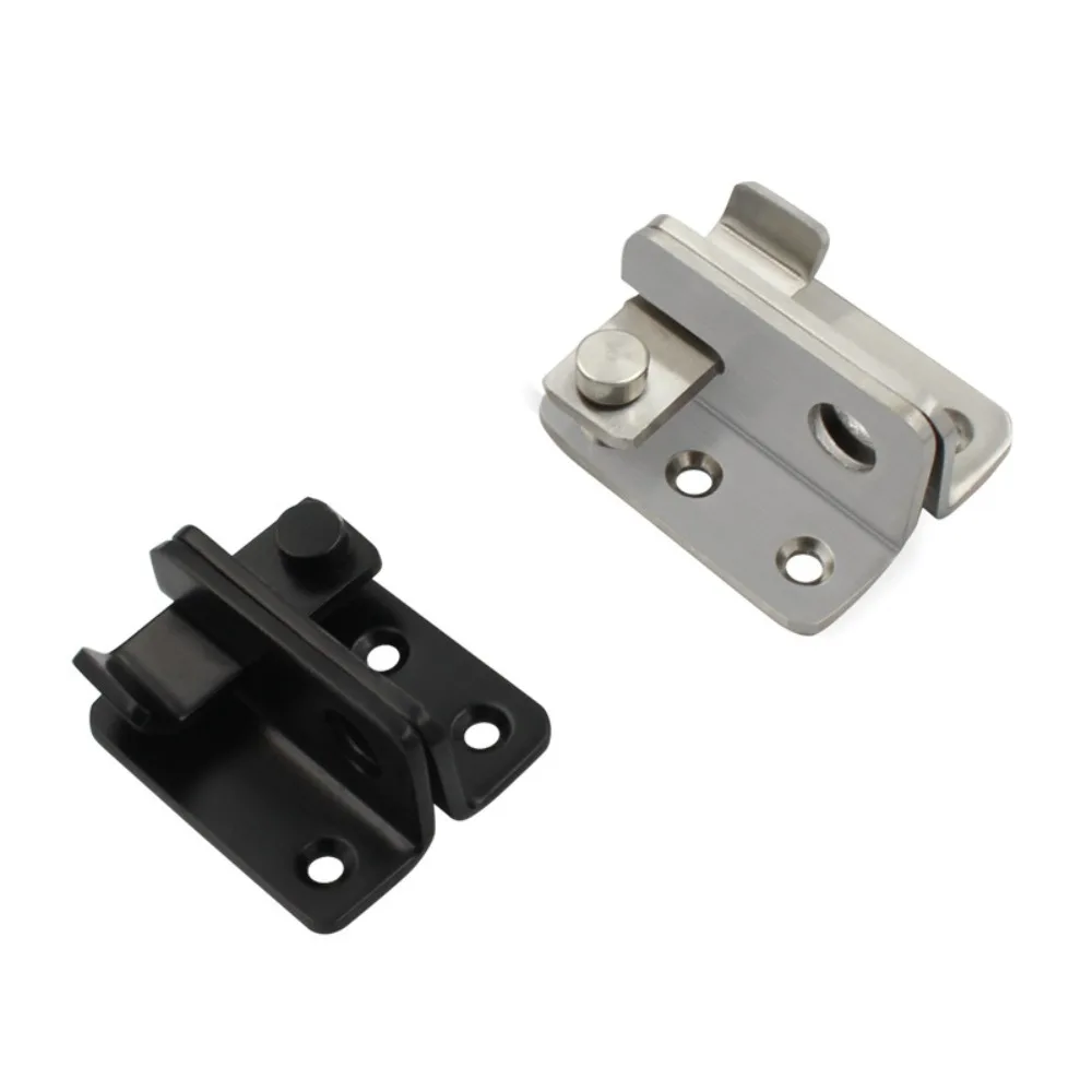 Stainless Steel Sliding Door Lock Bolts Anti-theft Catch Lock Sliding Bolts Lock Padlock Clasp Gate Safety Lock Home Hardware