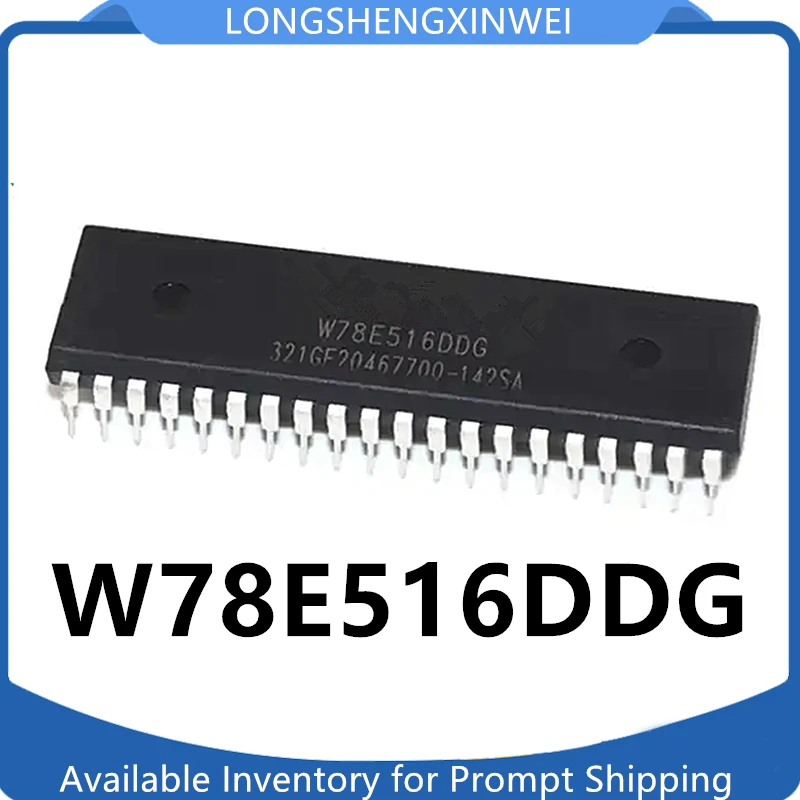 1PCS W78E516DDG W78E516 Direct Insert DIP-40 Single-chip Microcontroller Chip New Original