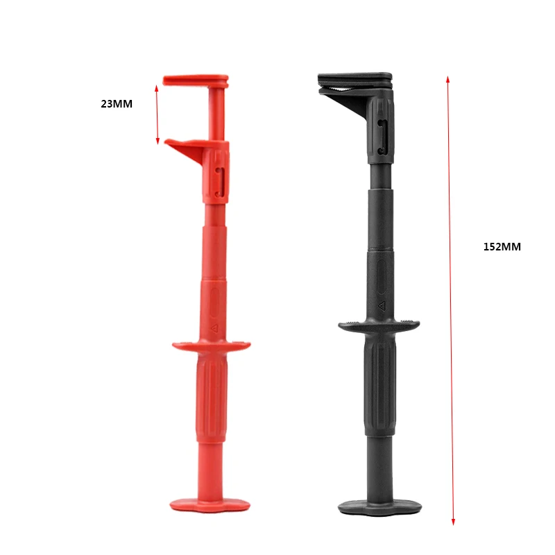 Multimeter Test Leads Clip 4Mm Banana Plug Spring Damage Hook Multifunctional Quick Insulation And Clamp