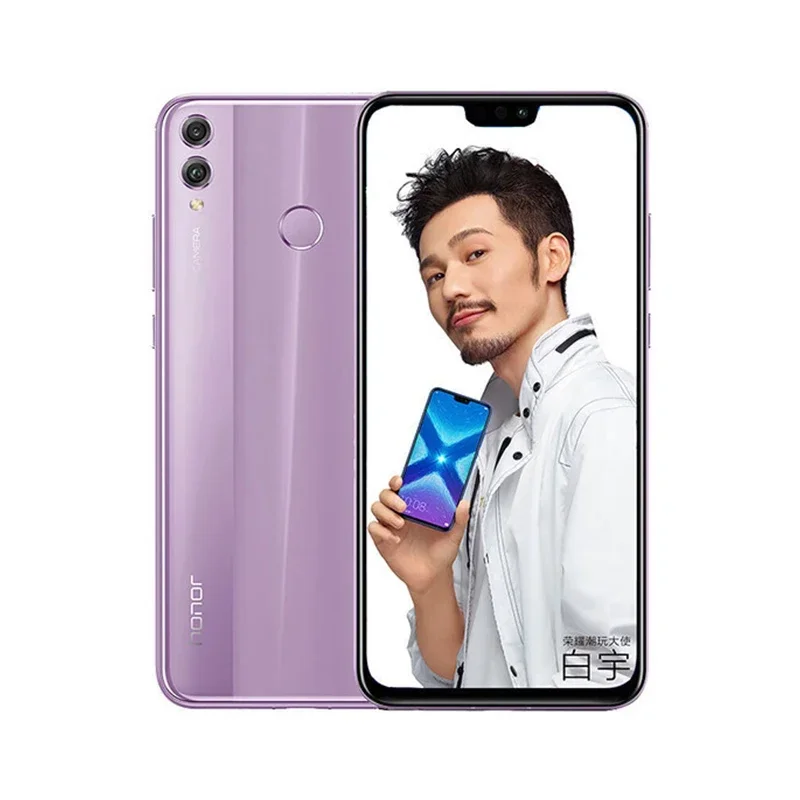 Honor 8x Android 4G شاشة غير مقفلة 6.5 بوصة ROM 128GB 3750mAh بطارية جميع الألوان في حالة جيدة هاتف مستعمل #5