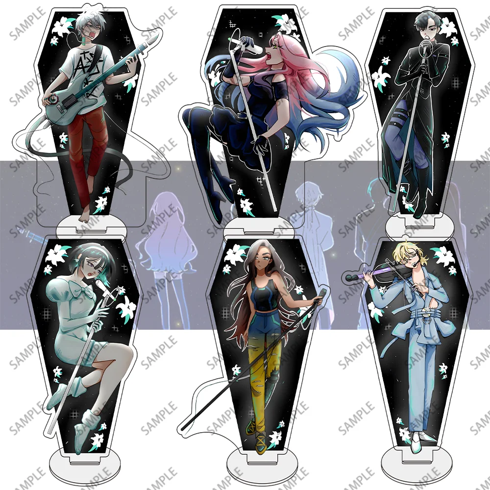 حامل أكريليك أنيمي للمسرح الغريب 15 سم CP Mizi/Sua/Till/Ivan/Luka عالي الجودة قابل للجمع لمحبي الهدايا