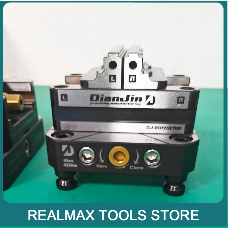 4-5 Axis Fixture Self-centering Vise Positive Paired with Zero Point Quick Change Four Axis L-block Bridge Board