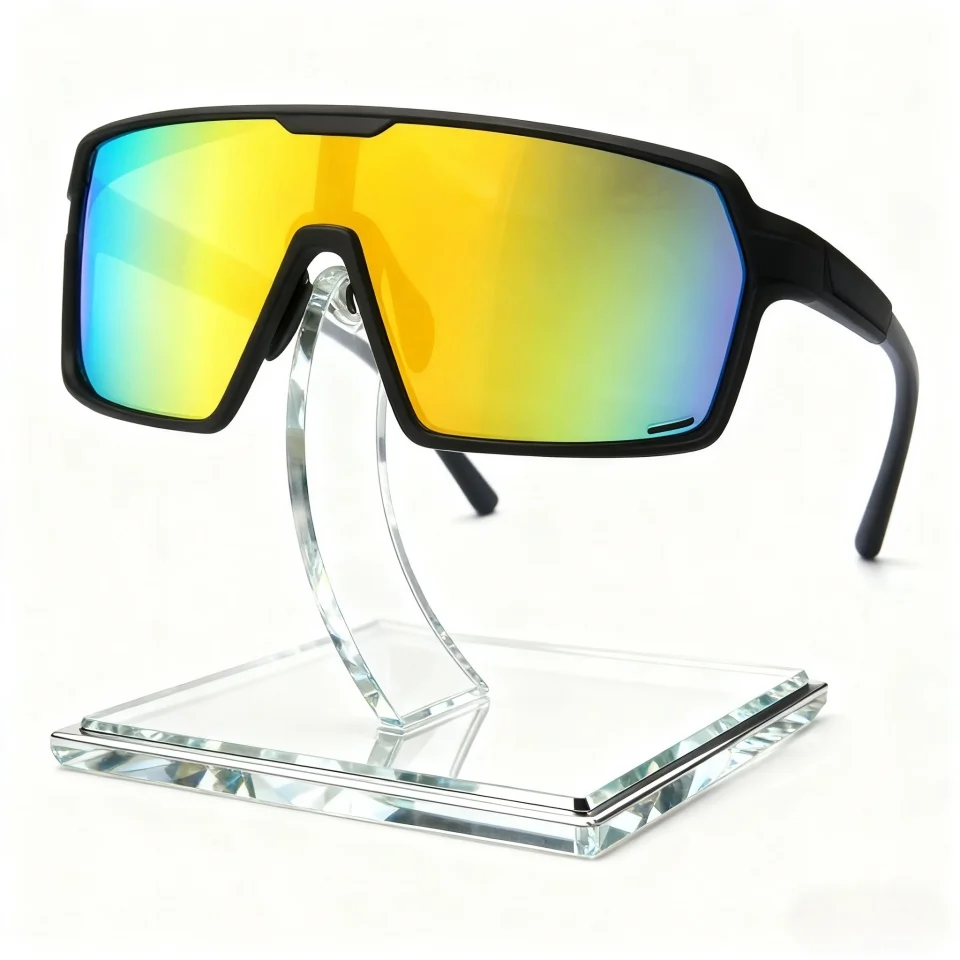 

2025 Fashion New Cycling Glasses Outdoor Sports Men's and Women's Sunglasses UV400 Skiing Running Road Cycling Glasses Goggle