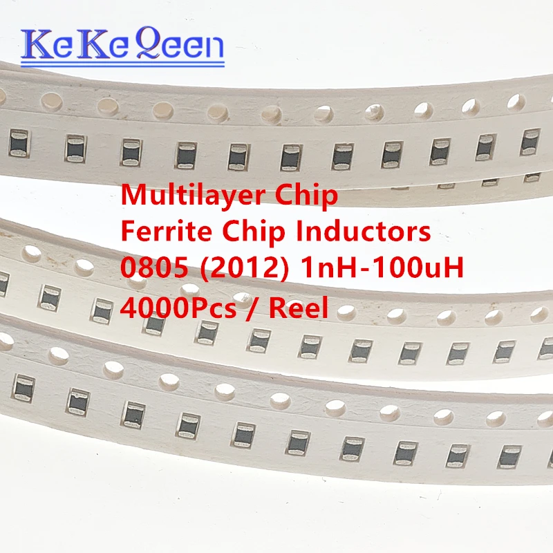 4000pcs 0805 (2012) 1nH-100uH Multilayer Chip Ferrite Chip Inductors 1.5nH 1.8nH 2.2nH 3.3nH 3.9nH 4.7nH 5.6nH 10nH 1uH 68 82uH